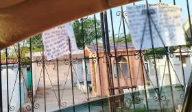 Dejan mantas de amenazas contra autoridades de Cunduacán y presuntos delincuentes en panteón de Huimango