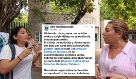 Activista denuncia espionaje y ciberataques, tras increpar a la secretaria Aída Castillo; pide la intervención de la CEDH