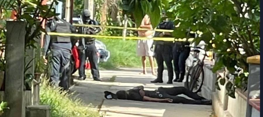 Ejecutan a hombre a plena luz del día en malecón de Jalapa