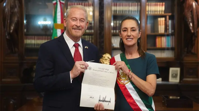 Sheinbaum y Trump tienen una "relación maravillosa": Embajador de EE. UU. en México