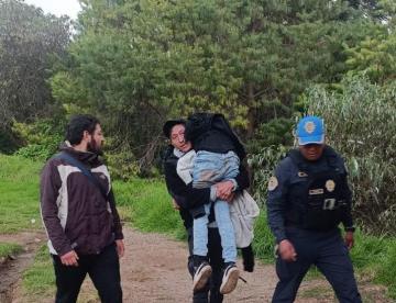 Adolescente discute con su familia y se pierde en bosque de Cuajimalpa