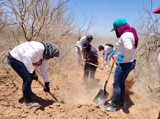 Localizan Madres Buscadoras de Sonora 3 fosas clandestinas en Hermosillo Localizan Madres Buscadoras de Sonora 3 fosas clandestinas en Hermosillo