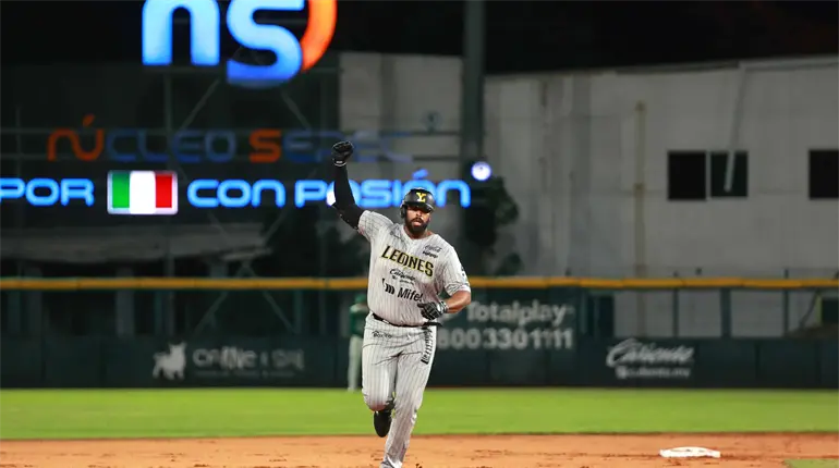 Leones de Yucatán vence 3-1 a Olmecas