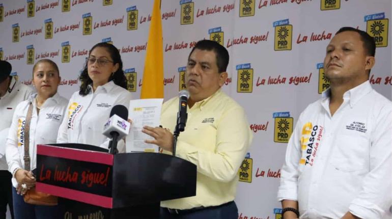 Orden de aprehensión contra Hernán Bermúdez es por rivalidad política entre Adán Augusto y May: PRD