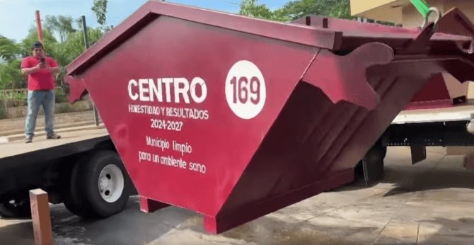 Instala Ayuntamiento de Centro 10 nuevos contenedores de basura en 4 puntos de Villahermosa Instala Ayuntamiento de Centro 10 nuevos contenedores de basura en 4 puntos de Villahermosa