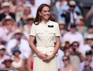 Kate Middleton regresa a Wimbledon entre aplausos