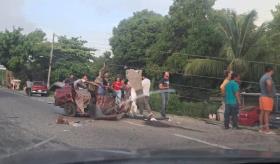 Automovilista pierde la vida al chocar contra poste en la carretera Comalcalco – Paraíso
