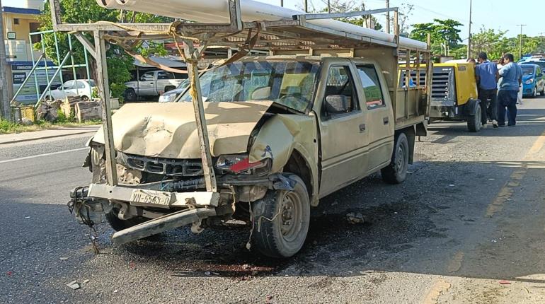 10 vehículos siniestrados y 1 herido, saldo de accidentes en Centro