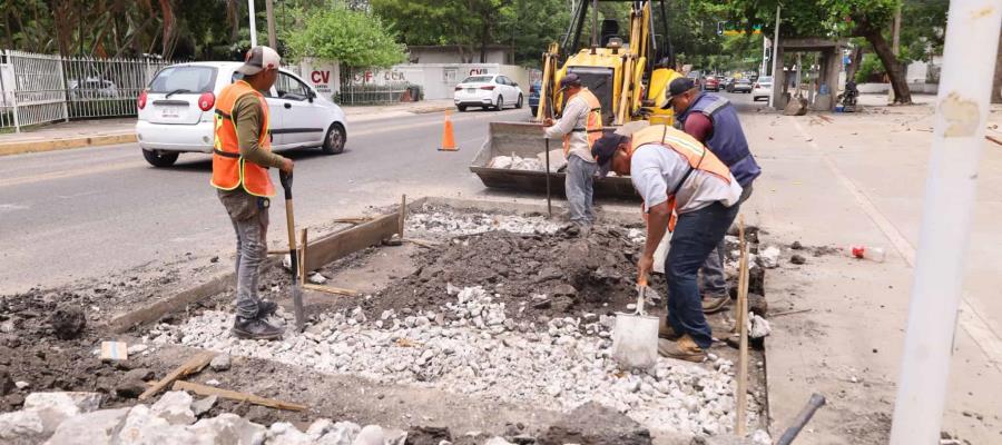 Construyen paso peatonal frente a CAM 1912 en 27 de Febrero tras solicitud de padres con bloqueo vial Construyen paso peatonal frente a CAM 1912 en 27 de Febrero tras solicitud de padres con bloqueo vial