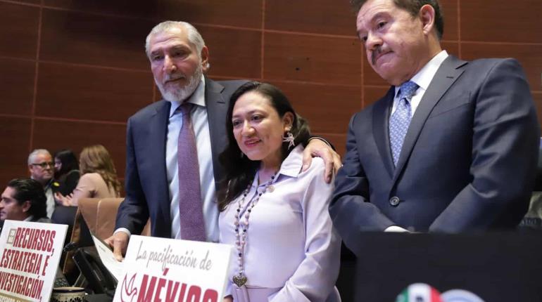 Senadores de Morena respaldan a Adán Augusto López; acusan campaña de desprestigio en su contra