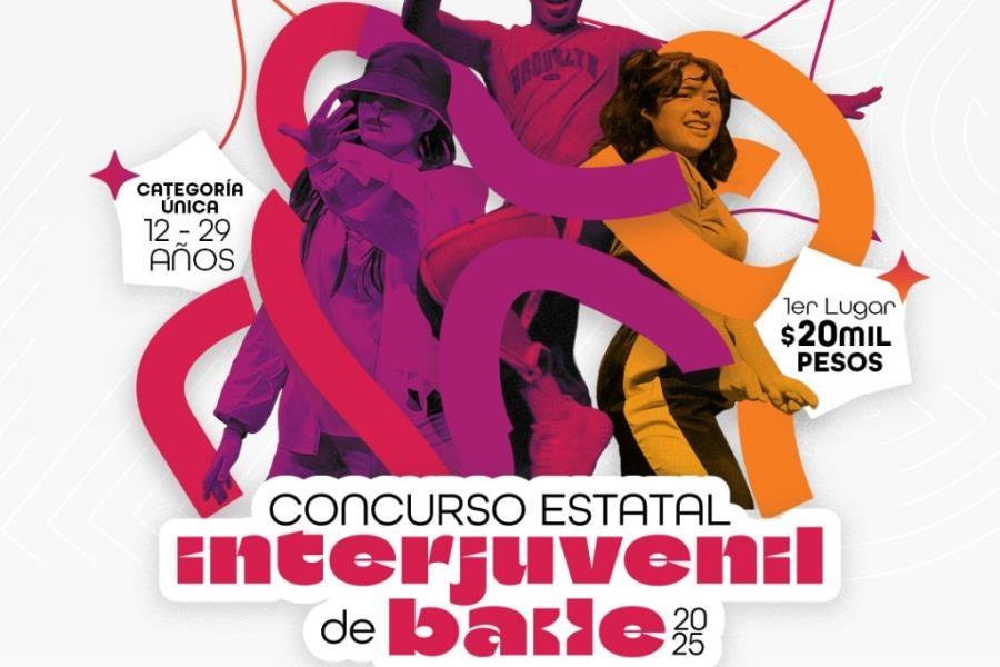 Convoca INJUDET a jóvenes a Concurso Estatal Interjuvenil de Baile 2025