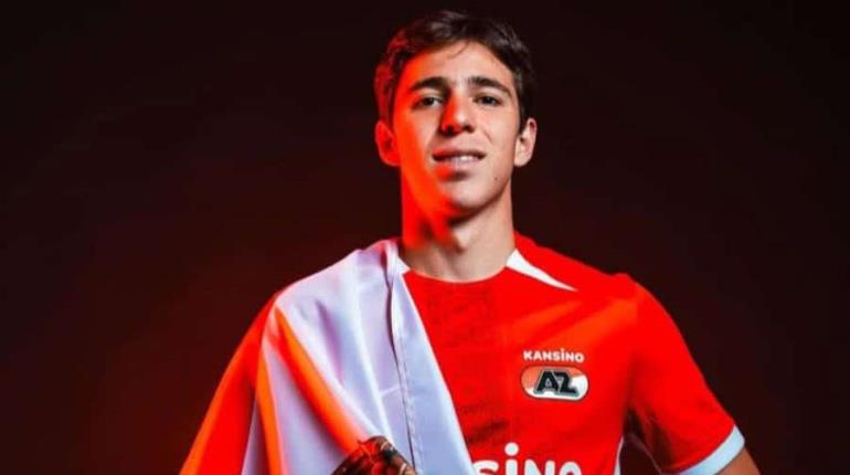 Mateo Chávez debuta con gol en la victoria del AZ Alkmaar