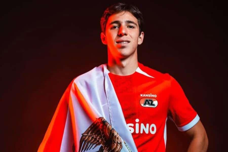 Mateo Chávez debuta con gol en la victoria del AZ Alkmaar