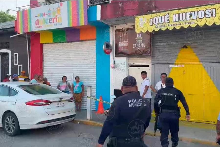 Un muerto y un herido deja ataque a bar en Teapa