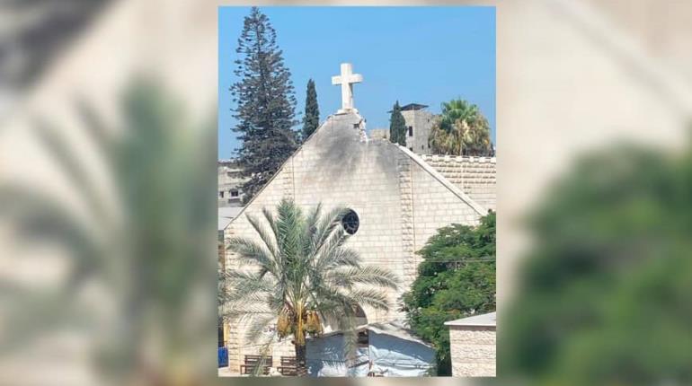 Bombardeo israelí daña la única iglesia católica en la Franja de Gaza