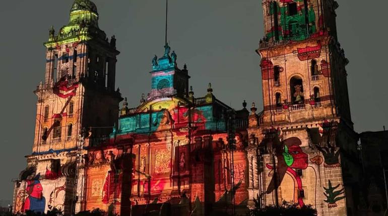 Espectáculo ´Memoria Luminosa´ en el Zócalo "hiere la fe católica": Arquidiócesis