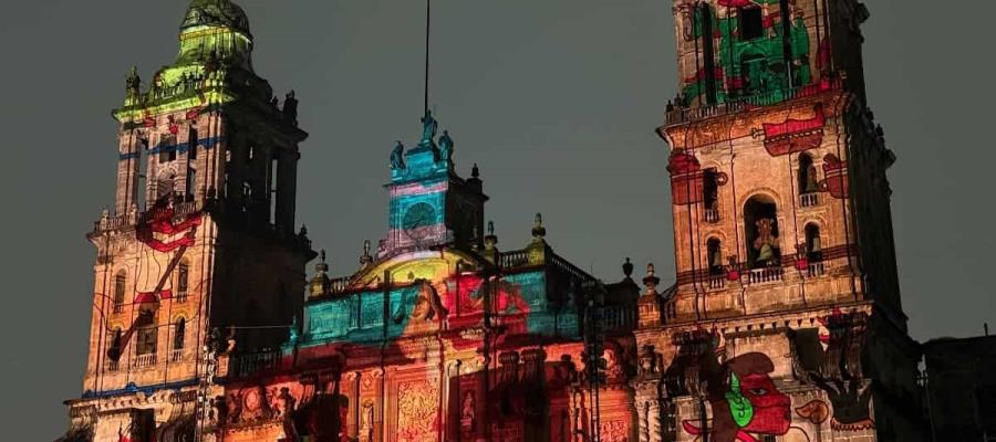Espectáculo ´Memoria Luminosa´ en el Zócalo "hiere la fe católica": Arquidiócesis