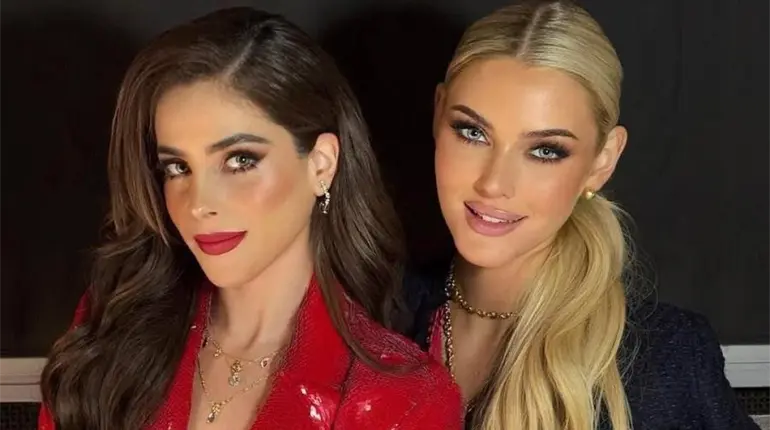 Fátima Bosch posa junto a Miss Universo 2024
