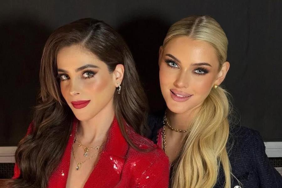 Fátima Bosch posa junto a Miss Universo 2024