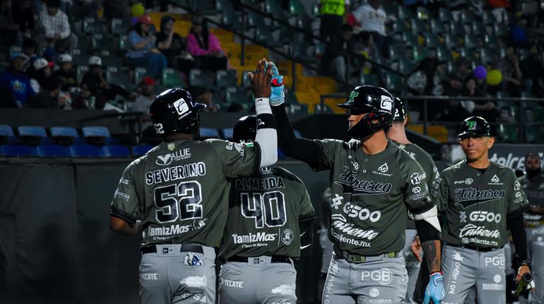 Con rally de cinco en la cuarta y quinta, Olmecas vence 18-3 a Pericos y se queda con importante serie