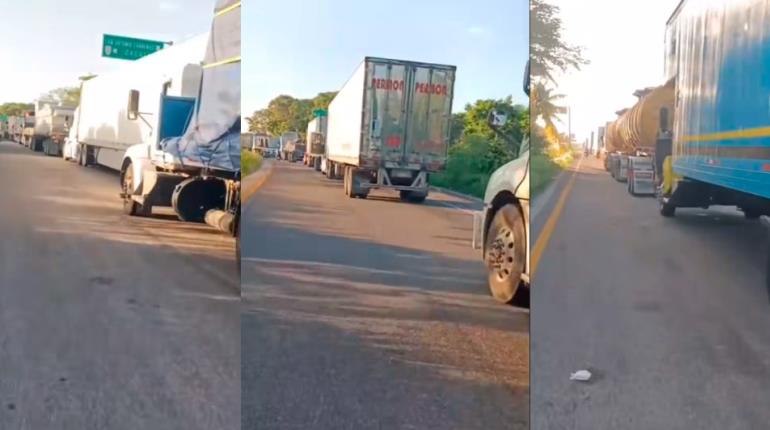 Ante bloqueo hacia Ciudad del Carmen, GN recomienda usar rutas alternas