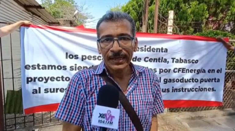 Acusan pescadores de Centla a CFE de discriminación por falta de pagos de afectaciones