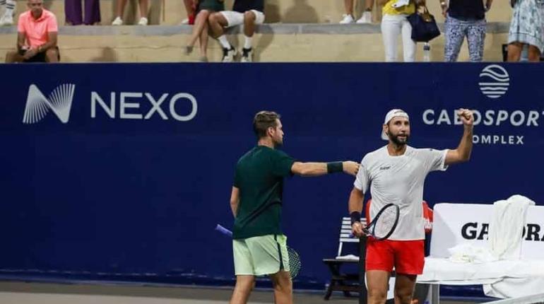 Mexicano Santiago González se mete a semifinales en dobles del Abierto de Los Cabos