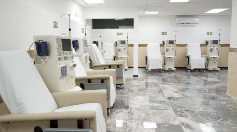 Inaugura Sheinbaum ampliación del área de hemodiálisis del Hospital "Juan Graham"