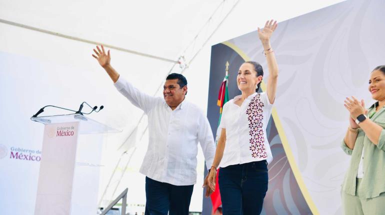 "Ya me adoptaron, ya soy tabasqueña": Sheinbaum en Tabasco