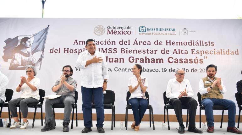 Reitera May que su gobierno devolverá la paz a Tabasco