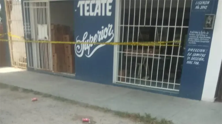Muere joven tras ataque armado en depósito de cerveza en Nacajuca