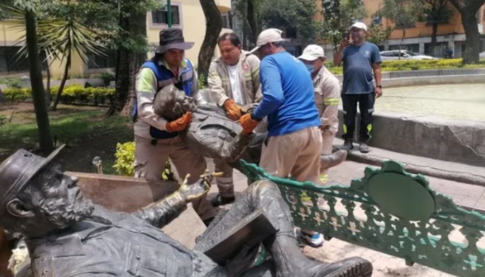 Gobierno de CDMX buscará recuperar monumento de Fidel Castro y el "Che" Guevara Gobierno de CDMX buscará recuperar monumento de Fidel Castro y el "Che" Guevara