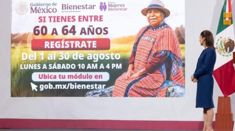 En agosto inicia registro de mujeres de 60 años en adelante al programa Mujeres Bienestar