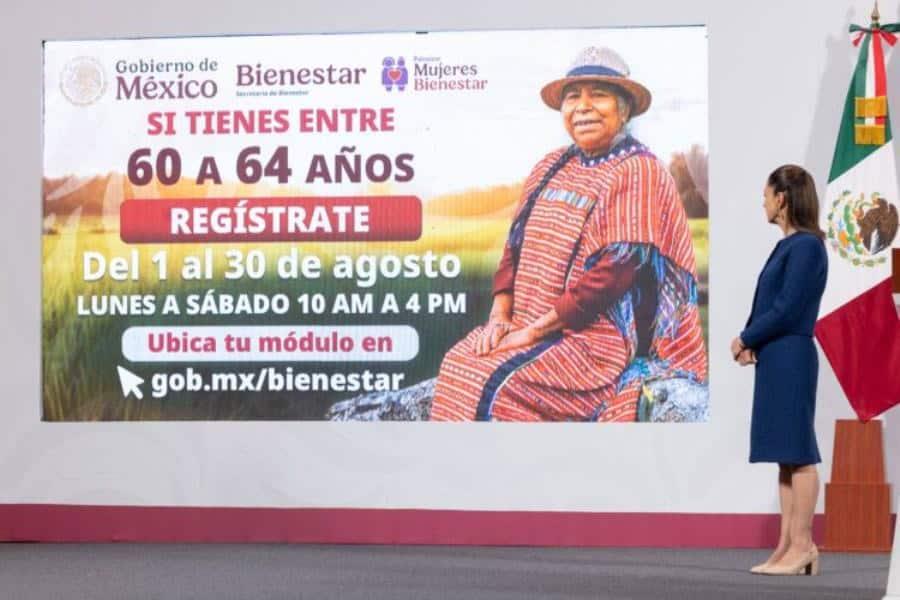 En agosto inicia registro de mujeres de 60 años en adelante al programa Mujeres Bienestar En agosto inicia registro de mujeres de 60 años en adelante al programa Mujeres Bienestar