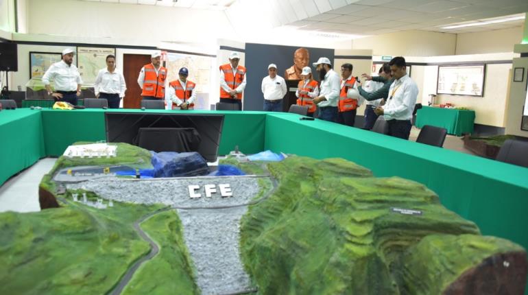 Supervisa titular de CFE trabajos en sistema hidroeléctrico Grijalva