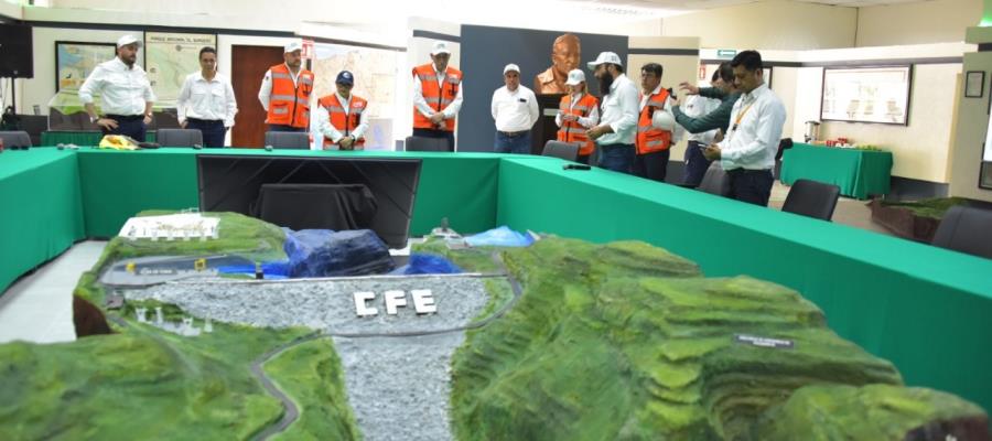 Supervisa titular de CFE trabajos en sistema hidroeléctrico Grijalva