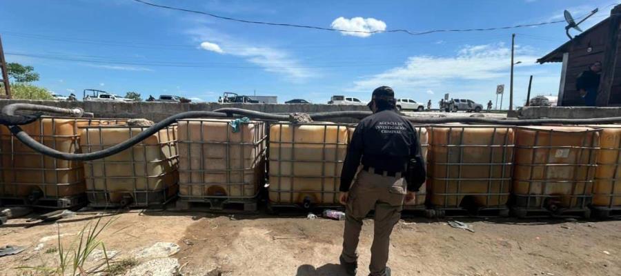 Aseguran más de 4 mil litros de huachicol durante cateo en Cárdenas Aseguran más de 4 mil litros de huachicol durante cateo en Cárdenas