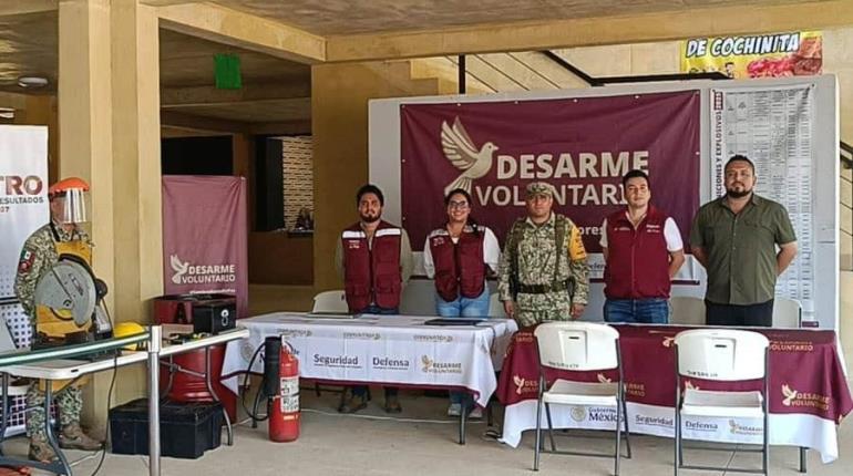 Llevan mas de 10 mil artículos canjeados en programa de desarme voluntario