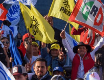 Morena, PAN y MC, superan en simpatizantes al PRI, revela Poligrama