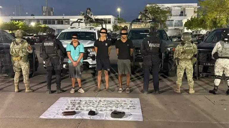 Capturan a tres presuntos distribuidores de drogas en Indeco