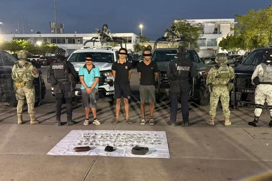 Capturan a tres presuntos distribuidores de drogas en Indeco Capturan a tres presuntos distribuidores de drogas en Indeco