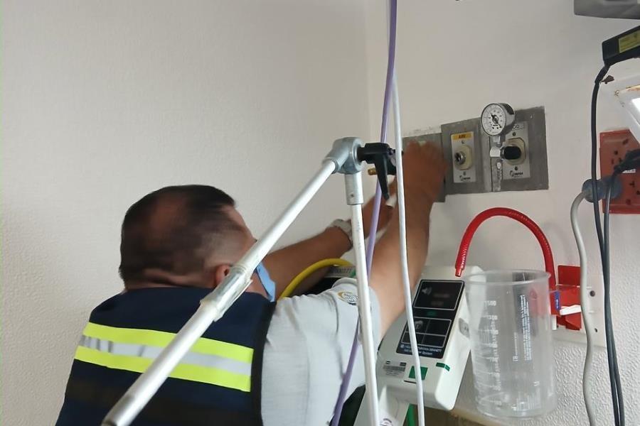 Anuncia IMSS Bienestar sustitución a tomas de oxígeno en hospitales de Tabasco