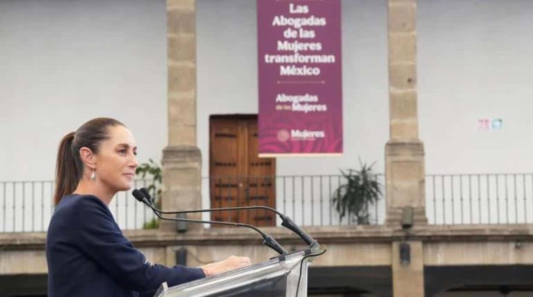 Lanza Sheinbaum red nacional Abogadas de las Mujeres para defender a víctimas de violencia