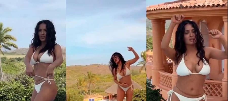 Salma Hayek derrocha sensualidad con Baile Inolvidable de Bad Bunny Salma Hayek derrocha sensualidad con Baile Inolvidable de Bad Bunny