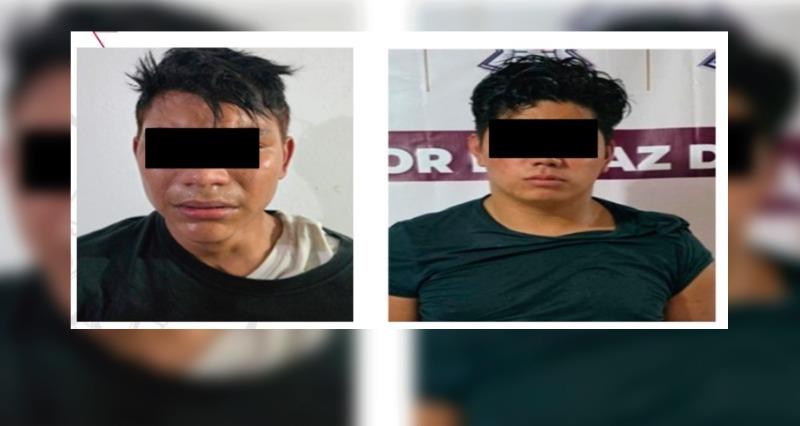 Detienen a tres sujetos con drogas en Cunduacán y Centro