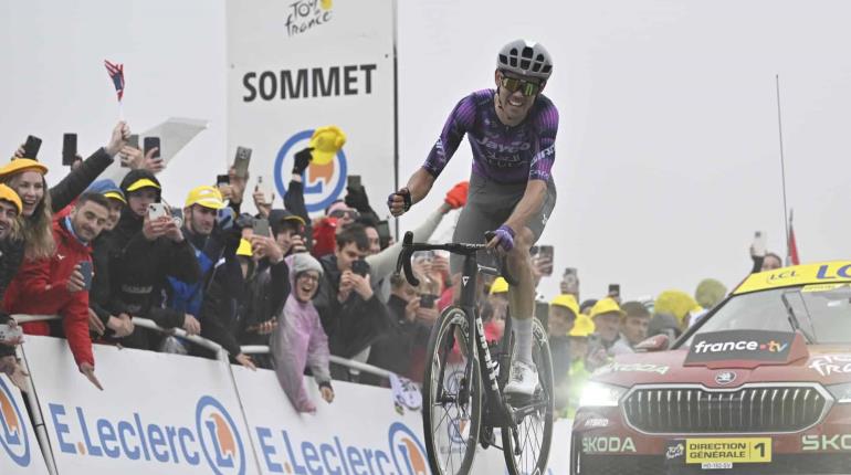 Ben O´Connor gana la etapa 18, considerada la prueba reina del Tour de Francia