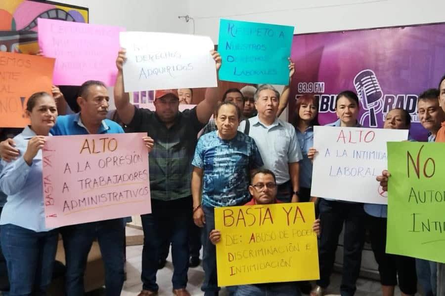 Trabajadores de la UPCH denuncian de nueva cuenta hostigamiento; piden intervención del gobierno Trabajadores de la UPCH denuncian de nueva cuenta hostigamiento; piden intervención del gobierno