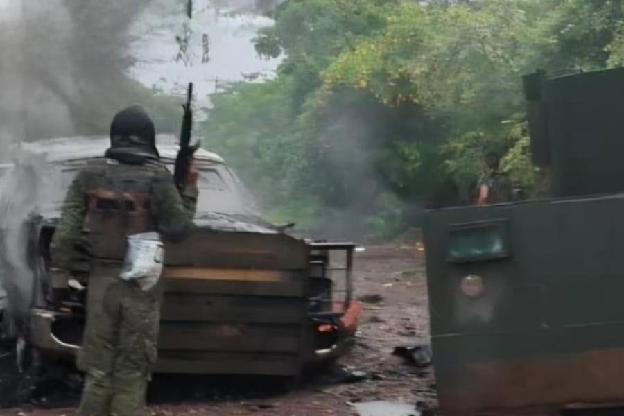 Con explosivos, CNJG ataca por séptimo día consecutivo a Apatzingán, Michoacán