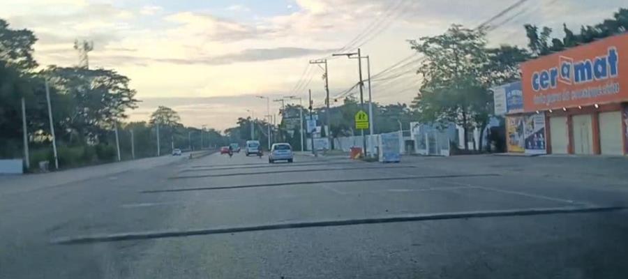 Se deslinda Ayuntamiento de Nacajuca por colocación de reductores de velocidad frente a Pomoca Se deslinda Ayuntamiento de Nacajuca por colocación de reductores de velocidad frente a Pomoca