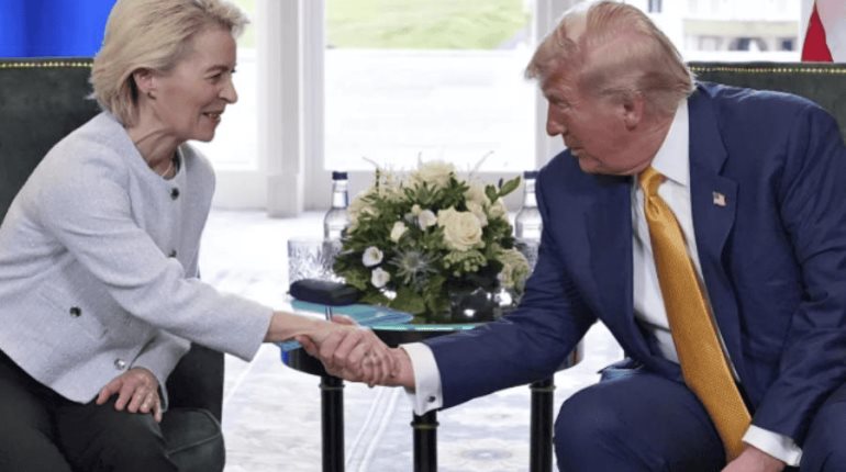 EE.UU. y la UE acuerdan un marco para alcanzar acuerdo comercial: Trump
